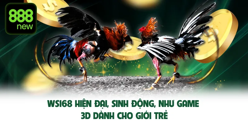 WS168 hiện đại, sinh động, như game 3D dành cho giới trẻ.